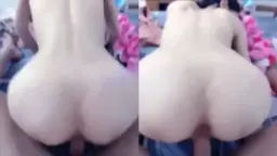 Adek Digenjot Sampe Meringis.