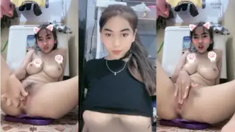 Coryna Goyang Bugil, Lanjut Colmek Sambil Nahan Nafsu.