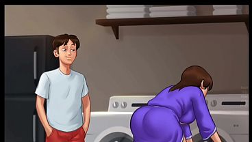 Malam Musim Panas Rahasia [v21.0.0] | Ibu Tiri Terus Mengintip Diam-diam (18+) | Novel Visual Dewasa