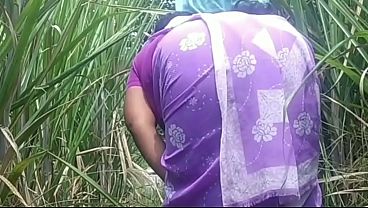Desa India, Pasangan Bercinta Di Alam Terbuka, Panas Dan Liar.