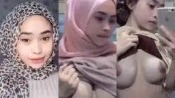 Hijab Pink Cantik Pamer Tubuh Mulus Bikin Greget