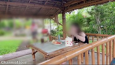Ngentot Di Luar Sama Stranger Thailand, Basah Kuyup Kena Liur.