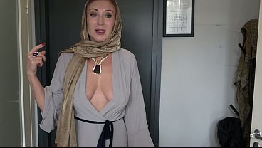 Hijabi Montok Digenjot Anak Tiri Kontol Besar