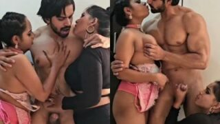 Kencan Tiga Orang Paling Brutal, Seorang Pria Ngewe Dua Pelacur Nakal