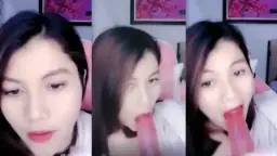 Marimar Kimmy Colokin Dildo Jepit Sambil Empet-empetin Toket