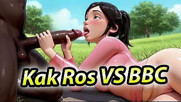 Kak Ros Lagi Digeber Kontol Hitam Sampe Muncrat